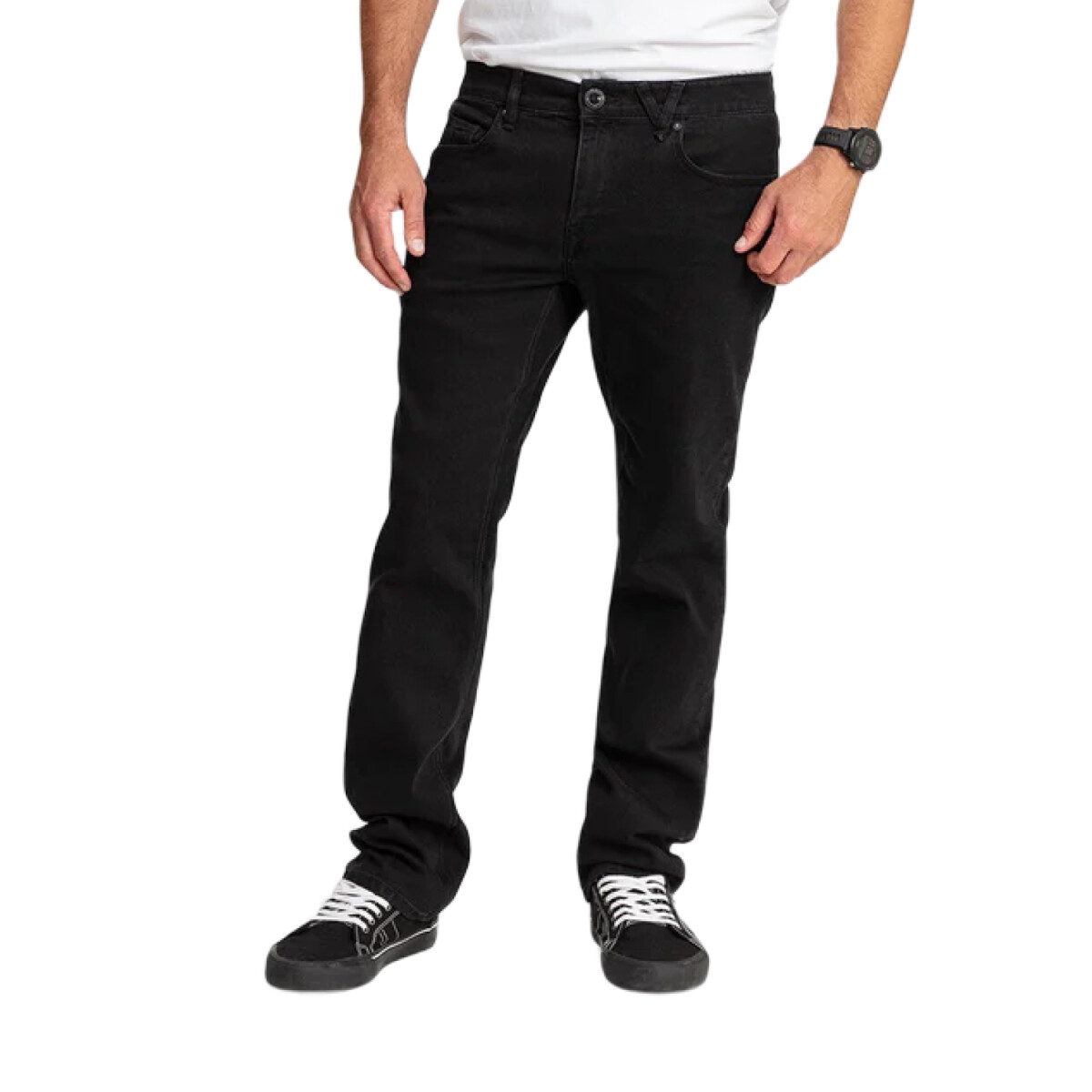 Pantalon Volcom Solver Modern - Negro 