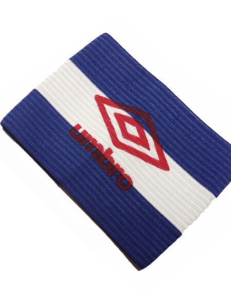 Banda para capitán Umbro Hombre Azul Royal, Blanco, Rojo