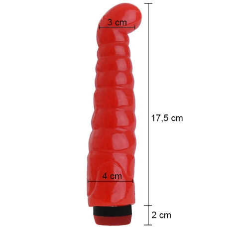 Vibrador Gusanito Rojo