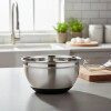 Bowl acero inox 21 cm base silicona negra PRISMA Bowl acero inox 21 cm base silicona negra PRISMA