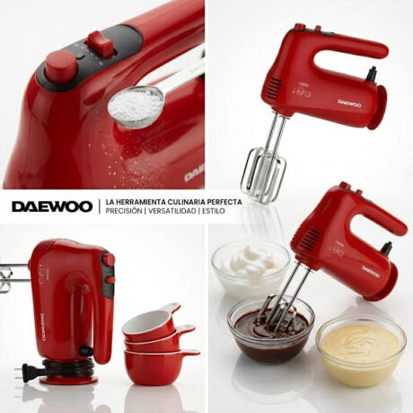 Batidora de mano Daewoo | Color rojo Batidora de mano Daewoo | Color rojo