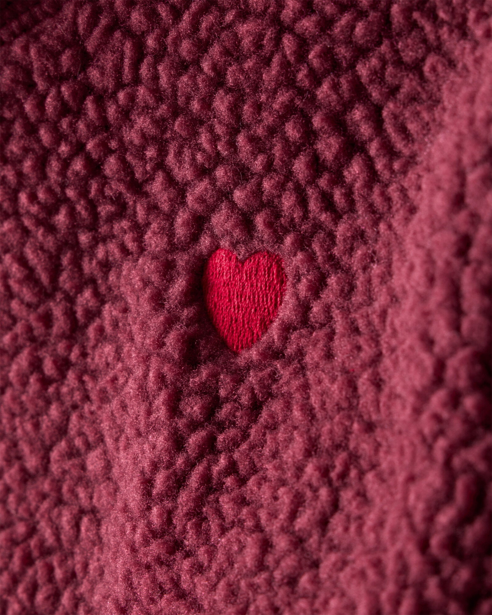 Campera de polar, diseño colorblock Sin color