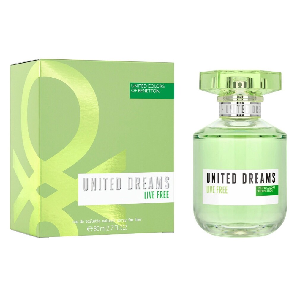Benetton United Dreams Live Free (Benetton Live) Eau de Toilette 80ml - Femenino