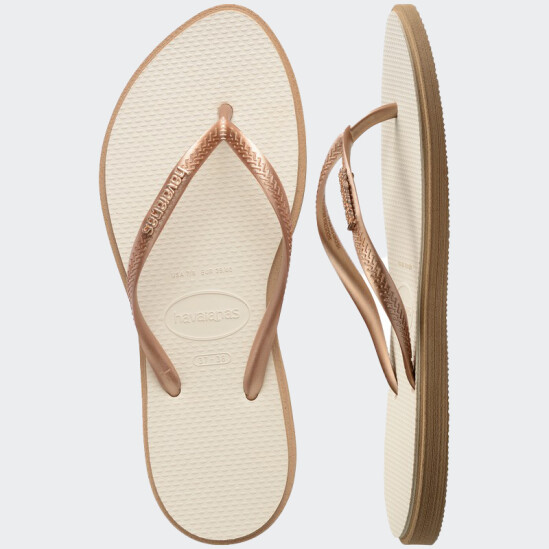Ojotas Havaianas Slim Point Beige