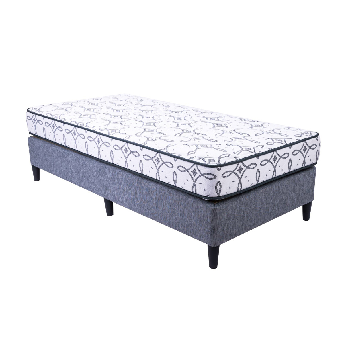 SOMMIER - 1 PLAZA ESPUMA ALTA DENSIDAD VANILA 20 CM ALTURA 