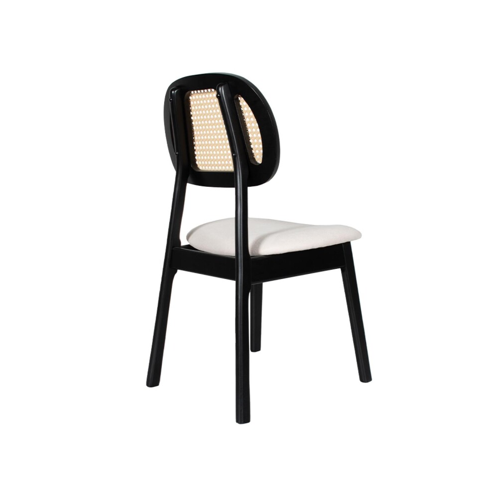 SILLA DE COMEDOR MADERA NEGRO DARRION