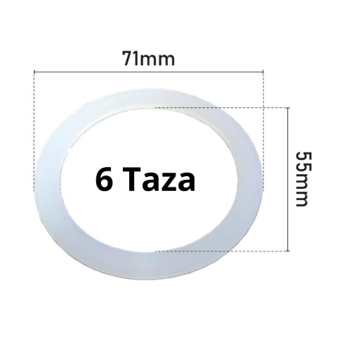 Junta Siliconada Para Cafetera Italiana 6 Taza