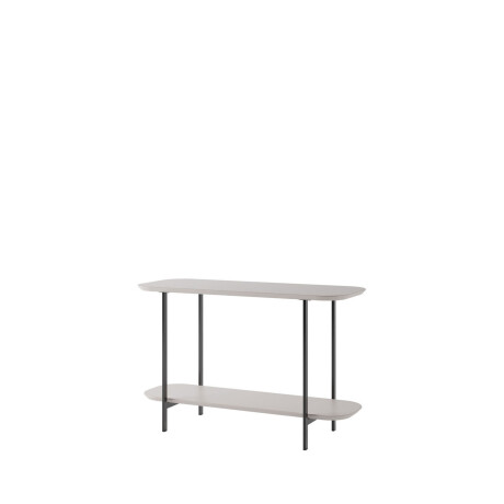 MESA LATERAL MDF-Y-METAL BLANCO ASPEN