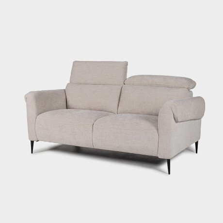 Sofá Matteo - Tela Microfibra - 2 cuerpos 315-3 (Beige)