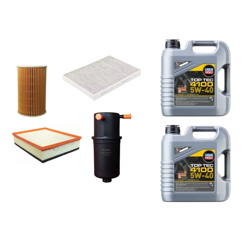 KIT DE FILTROS Y ACEITE 5W40 LIQUI MOLY (TDI) Kit De Filtros Y Aceite 5w40 Liqui Moly (tdi)