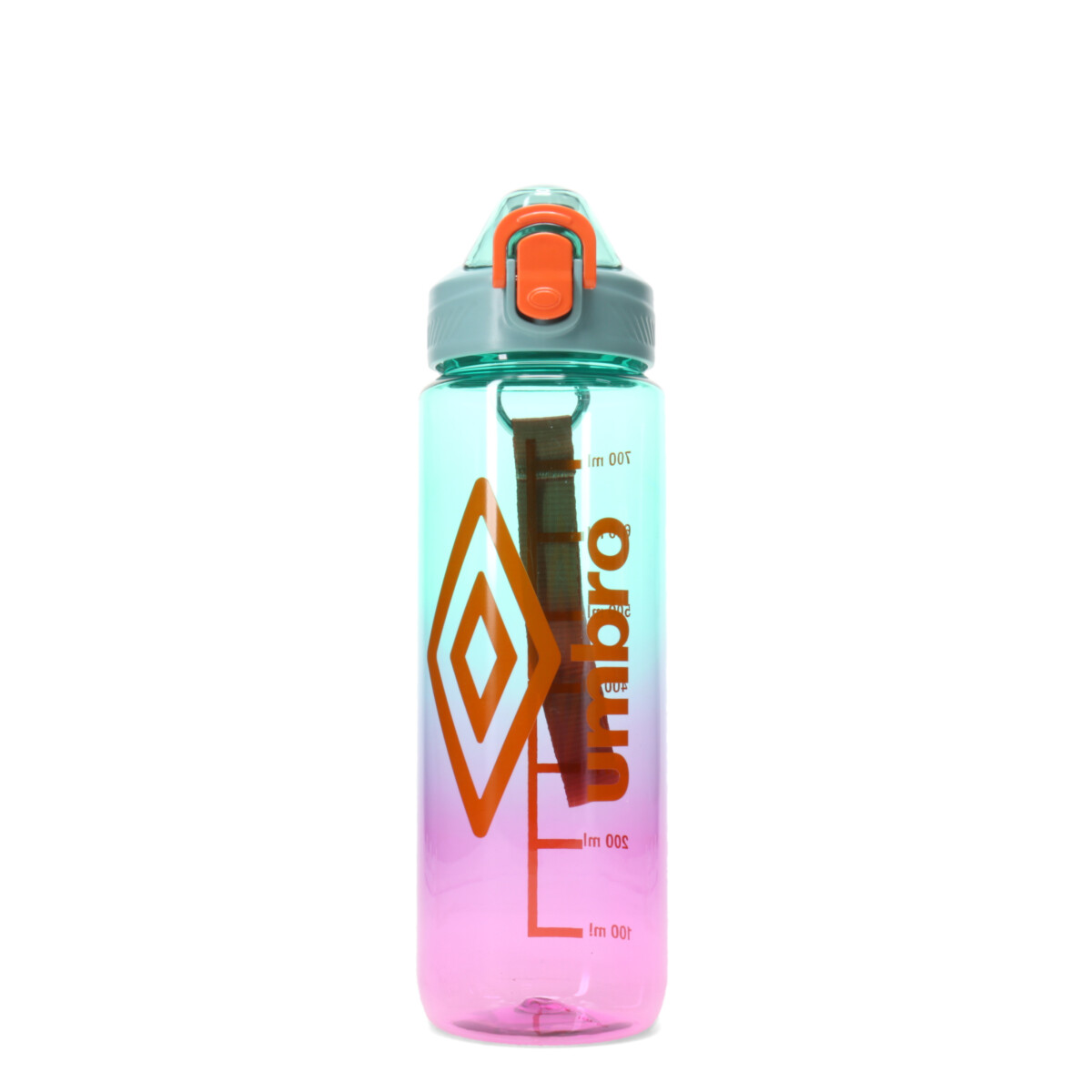 Botella Umbro Gradient - Verde Agua - Naranja - Rosado 