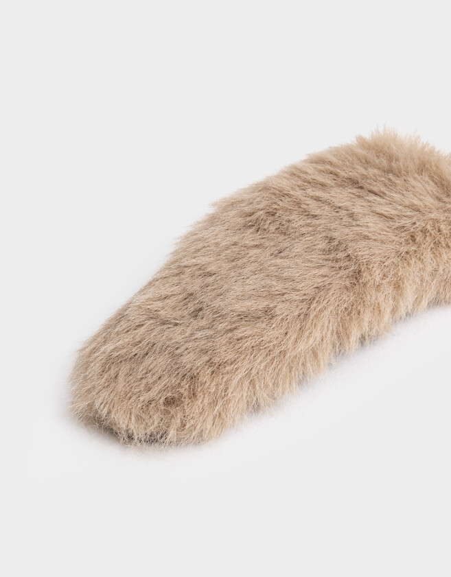 Hebillas Tic Tac De pelo Hebilla Tic Tac Cozy - Marron Beige