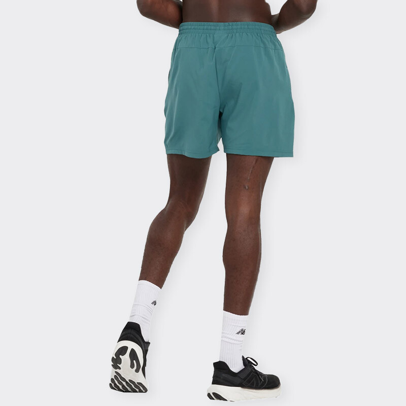 Short New Balance Accelerate 5 Inch Azul