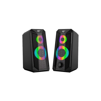 Parlantes Havit Gaming Series SK202 negro con RGB Parlantes Havit Gaming Series SK202 negro con RGB