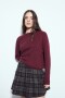 SWEATER MILA Bordó Merlot