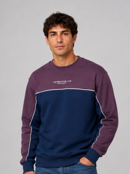 BUZO UNIFORM SANTINO AZUL VINO