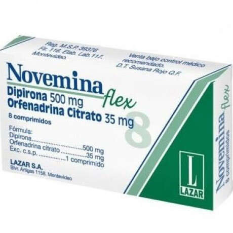 Novemina Flex x 8 Comprimidos – Apoyo Articular Novemina Flex x 8 Comprimidos – Apoyo Articular