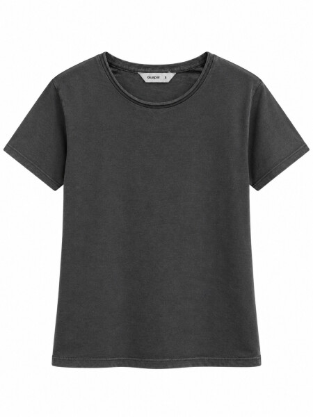 REMERA RENATA GRIS OSCURO