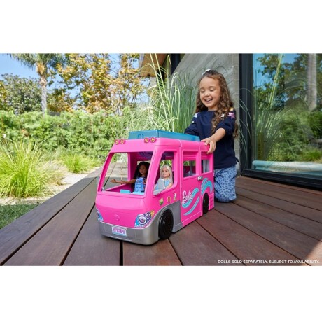 Vehículo Barbie Camper de los Sueños HCD46 001