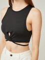 Tops Crotona Gris Oscuro