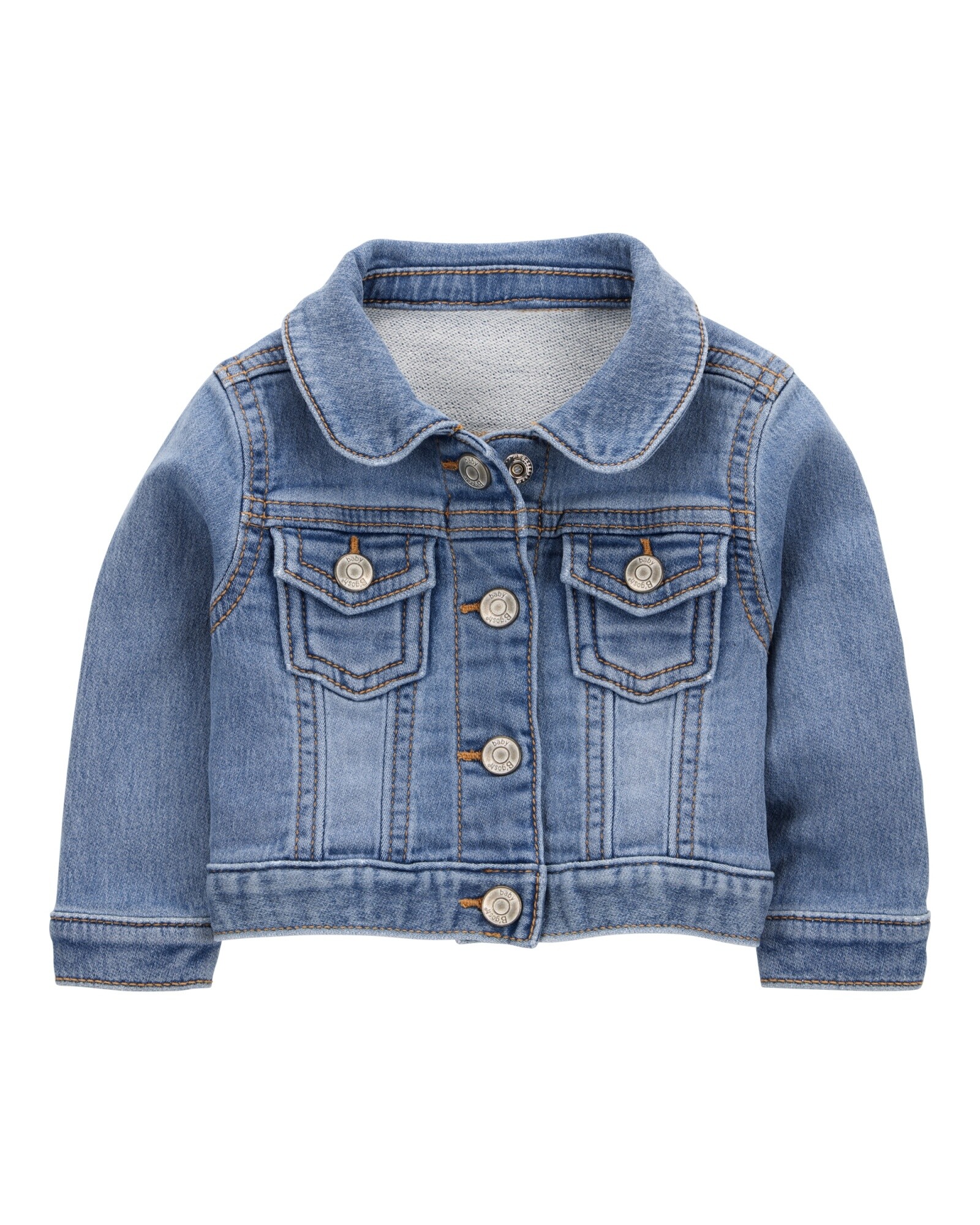 Campera jean clásica Sin color