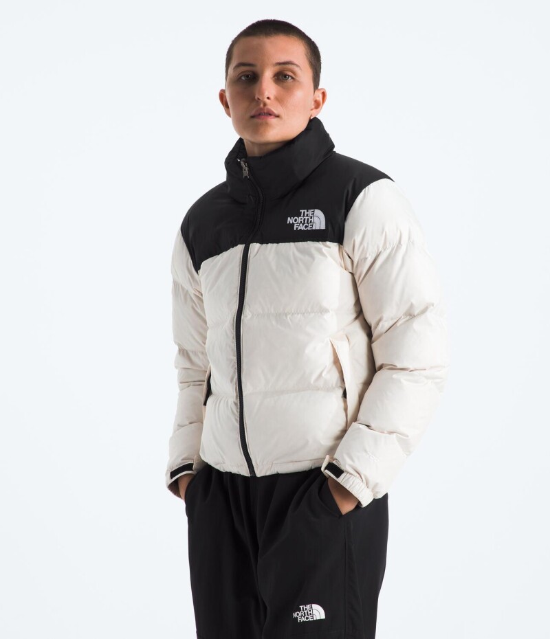 Campera de Pluma 1996 Nuptse mujer White Dune/tnf Black/r