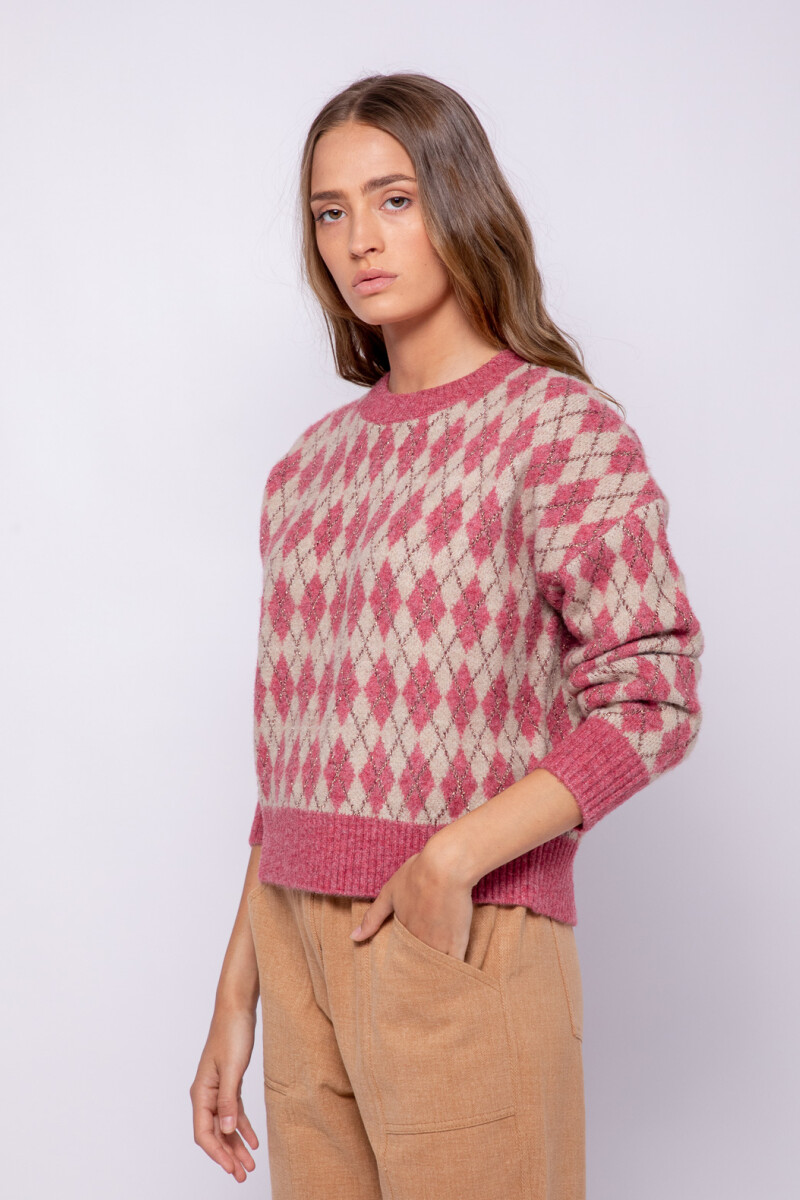 SWEATER IDANO Bordó Merlot