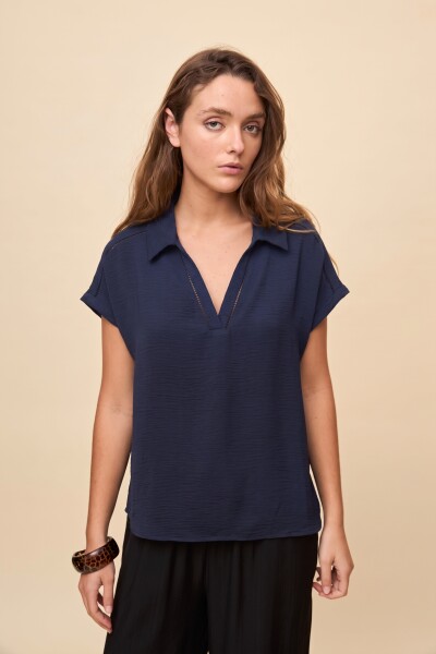 BLUSA DONNE Azul Marino