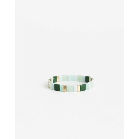 Pulsera Elástica Beads Resina Combinacion Multicolor