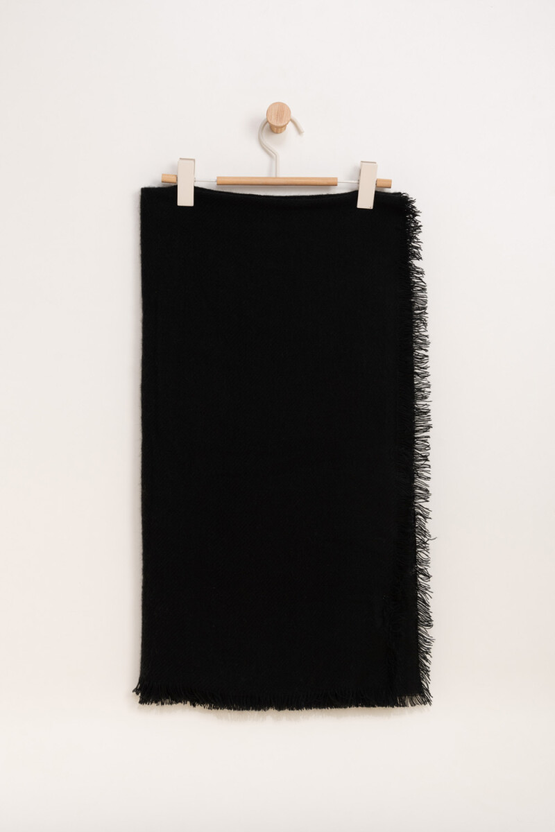 Bufanda tejido - Negro 