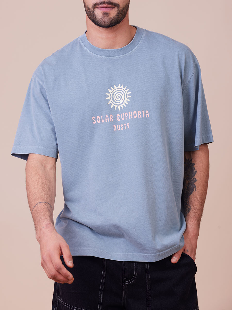 T-SHIRT GONET RUSTY - Azul Piedra 