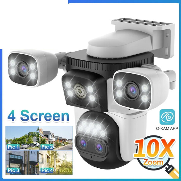 Cámara Triple Smart Exterior Movimiento Visión Nocturna MULTI CAMARA SMART XION XI-CCTV300