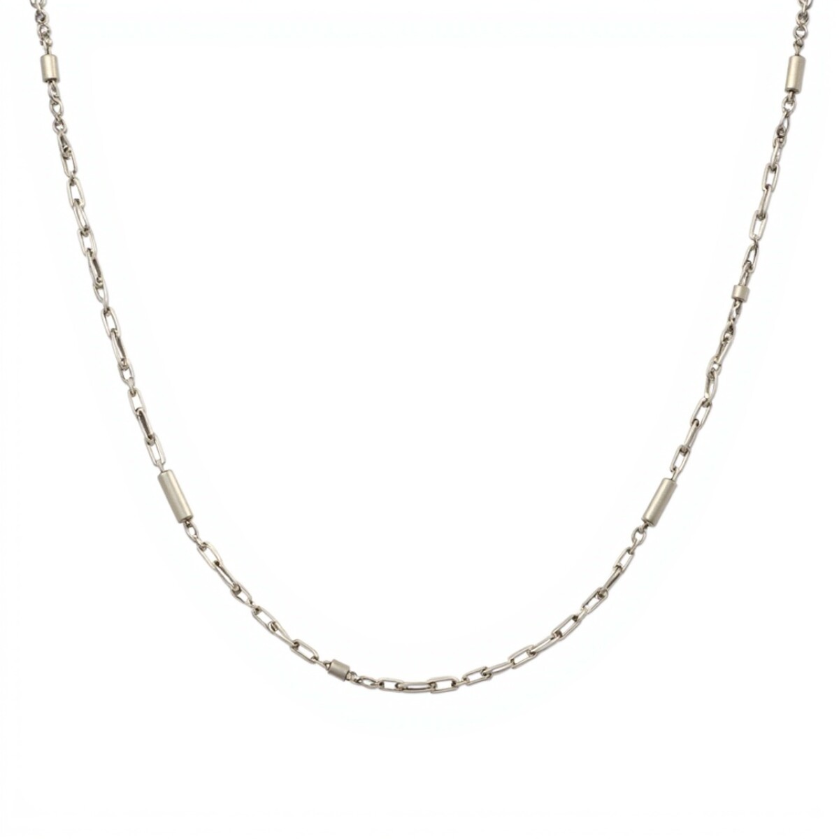 Cadena Eslabón-Plata y Oro-Sin piedra-CD5016 - sinpiedra 