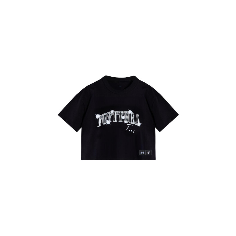 CROP TOP UNDER ARMOUR TINI FUTTTURA Mujer 6018084-002 Negro