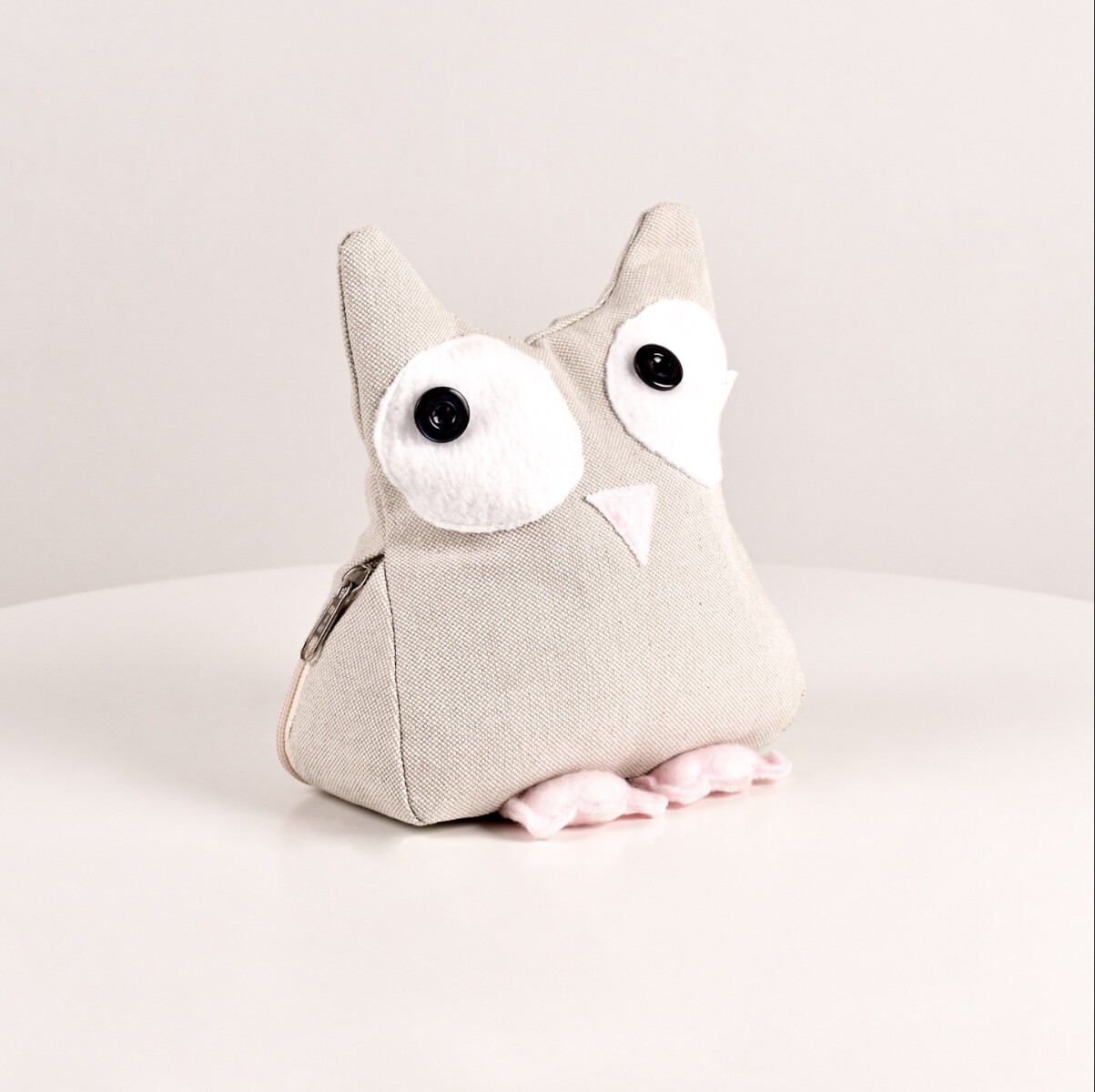 Ataja Puerta Infantil - Buho Beige Rosa 