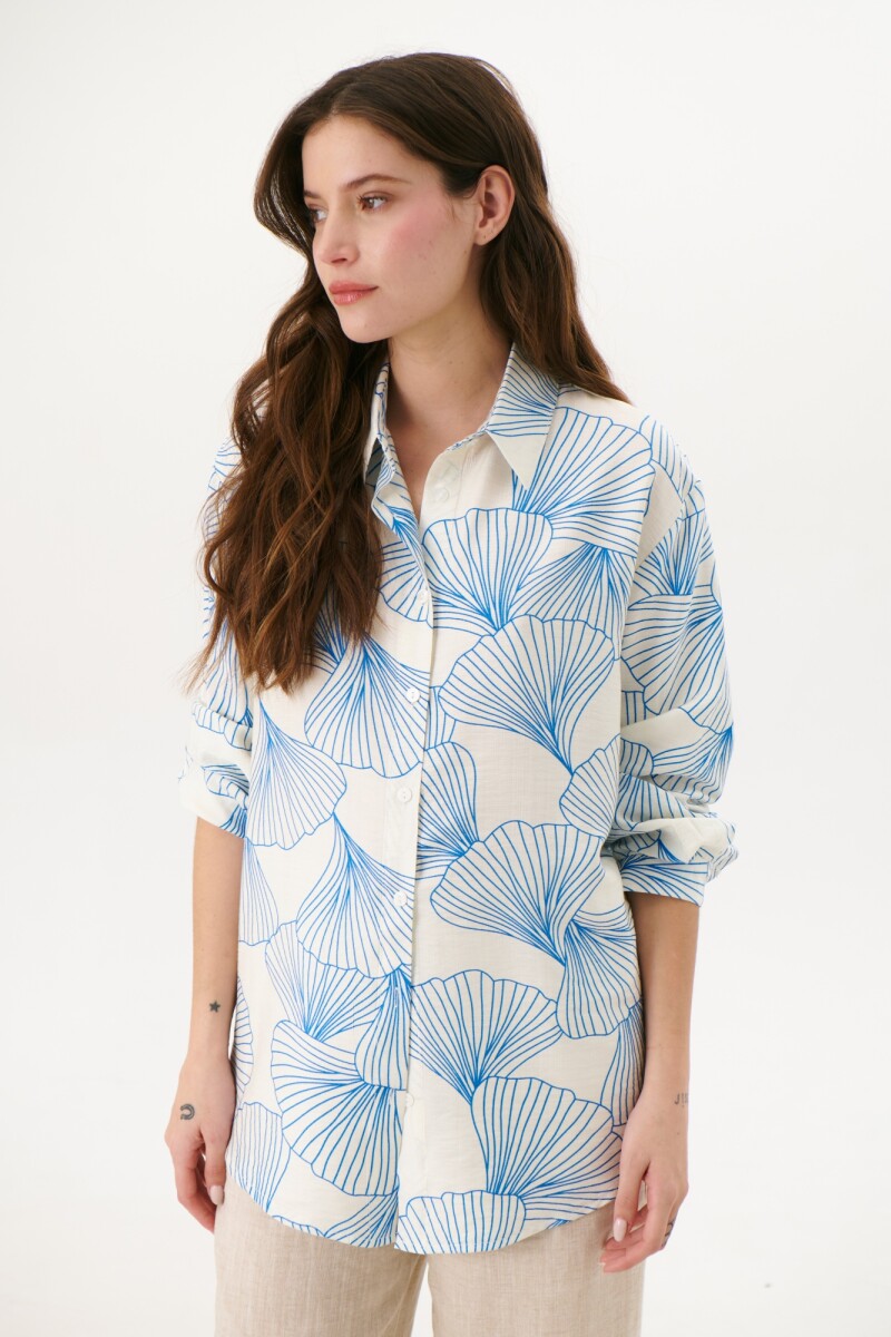 CAMISA GINGKO AZUL