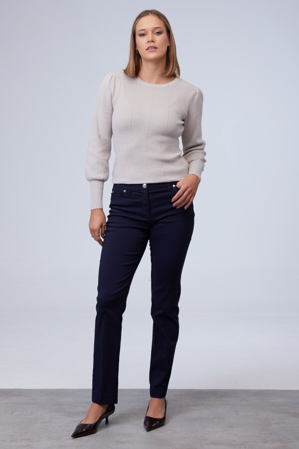 Pantalon Slim AZUL