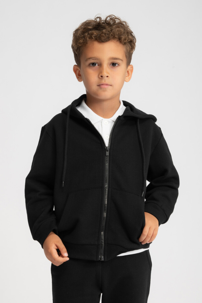 Campera deportiva - Negro 
