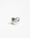 Anillos Medianos y Grandes Metal Anillo Corazón Bold Plateado - Plateado Rodio