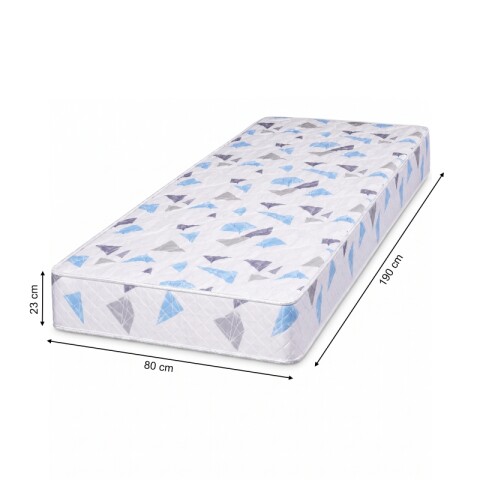 Colchón 1 Plaza AZURITA - Espuma Alta Densidad Reversible - Soporta hasta 120 kg Colchón 1 Plaza AZURITA - Espuma Alta Densidad Reversible - Soporta hasta 120 kg