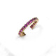 Anillo Sin Fin Con Rubies Sinteticos Anillo Sin Fin Con Rubies Sinteticos