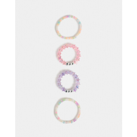Pulseras Infantiles Con beads Dorado