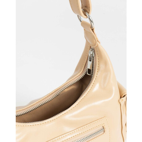 Bandolera Multipocket Crudo Marron Camel