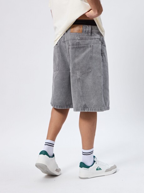 BERMUDA DENIM LINEA JEAN GRIS