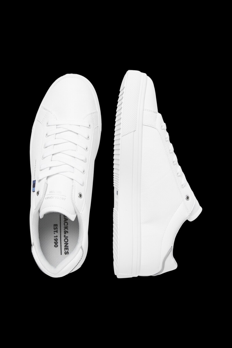 Zapatilla Bale Efecto Piel Bright White