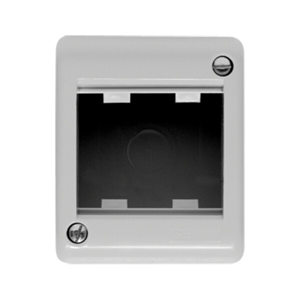 Caja exterior para 2 módulos gris - Ave ELE01086