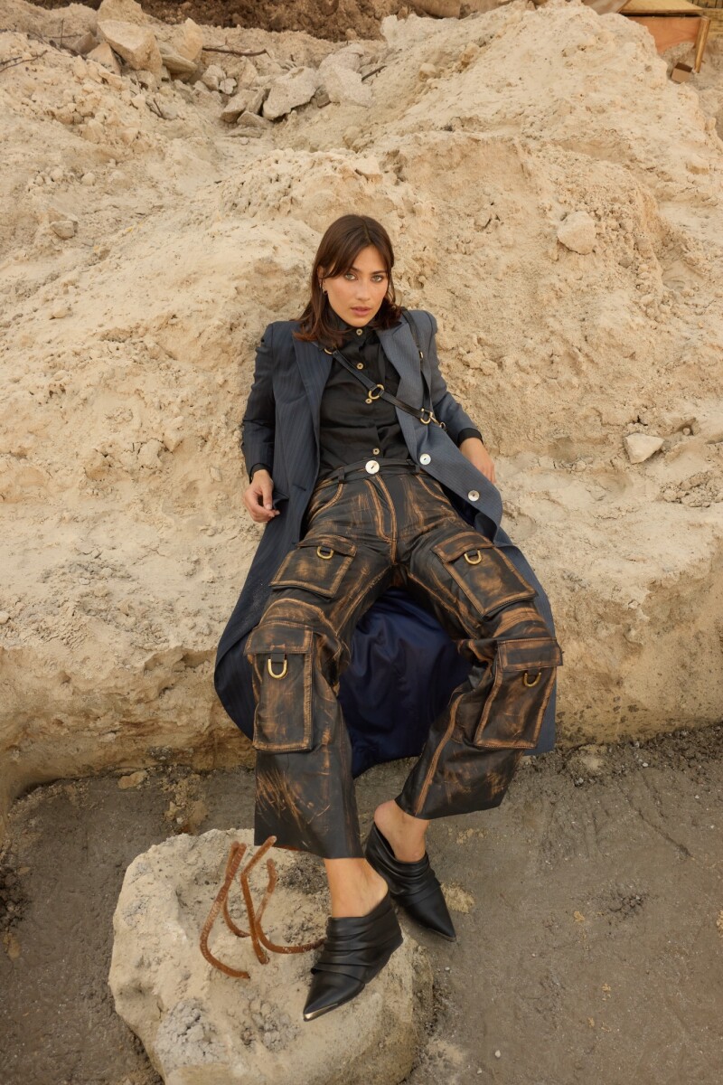 Pocket Pants Negro Vintage