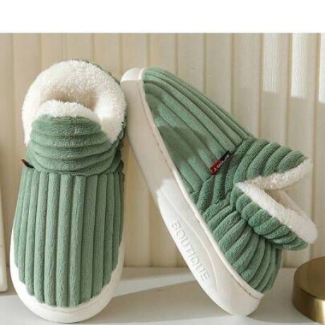 Set Invierno Calienta Cama Cuori 1 Plaza y Pantuflas Unisex Azul