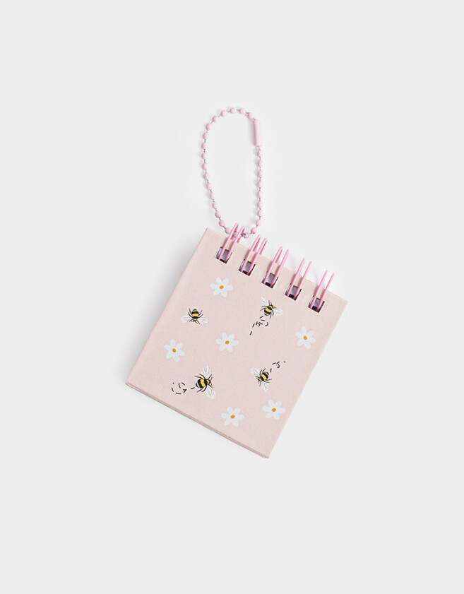 Anotadores Cuadernos y Memos Mini Memo Espiralado Con Cadenita Para Colgar - Azul Celeste