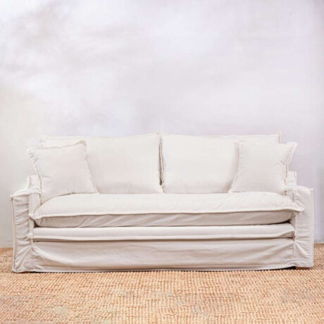 Sillón Tessa 3 Cuerpos 240cm Blanco Sillón Tessa 3 Cuerpos 240cm Blanco
